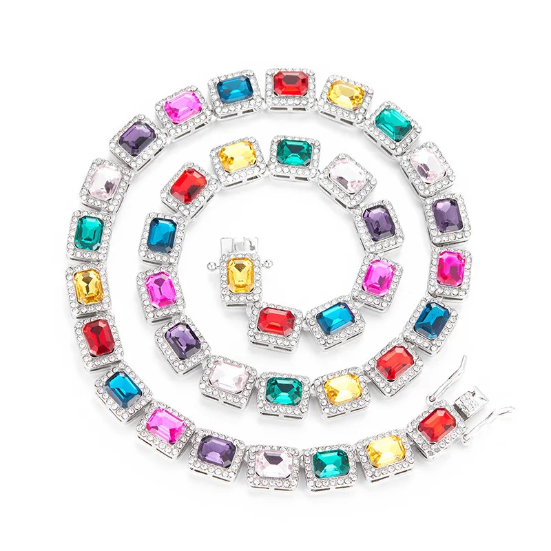 High Quality Jewelry Trendsetter Color Cuban Chain 10mm, Male and Female Students Like Personalized Hip-hop Necklace
High Quality Jewelry Trendsetter Color Cuban Chain 10mm, Male and Female Students Like Personalized Hip-hop Necklace