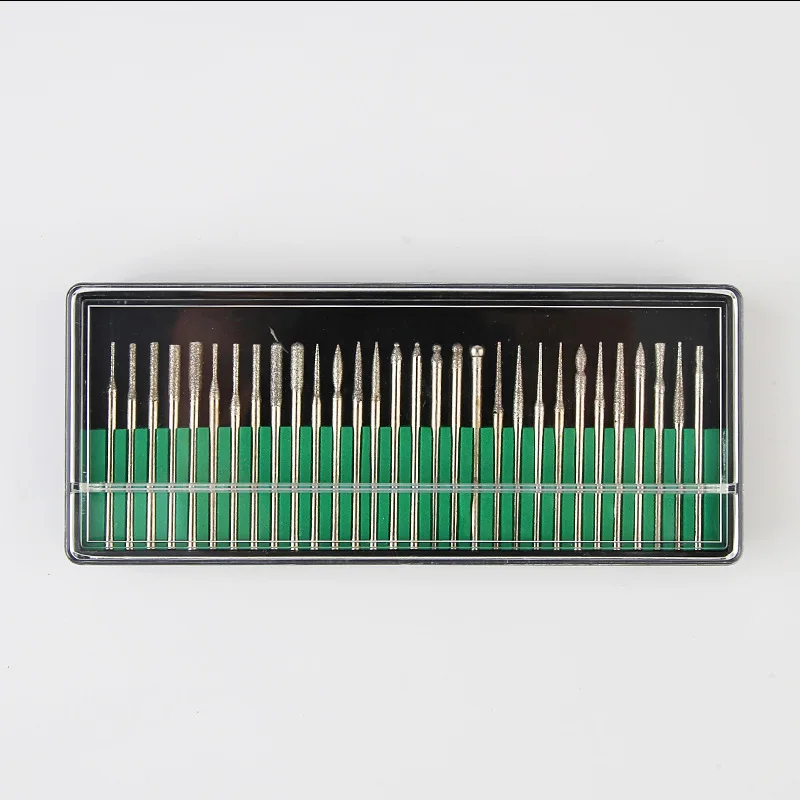 Набор алмазных боров ouliluye 30 шт., 2,35 мм
Набор алмазных боров ouliluye 30 шт., 2,35 мм