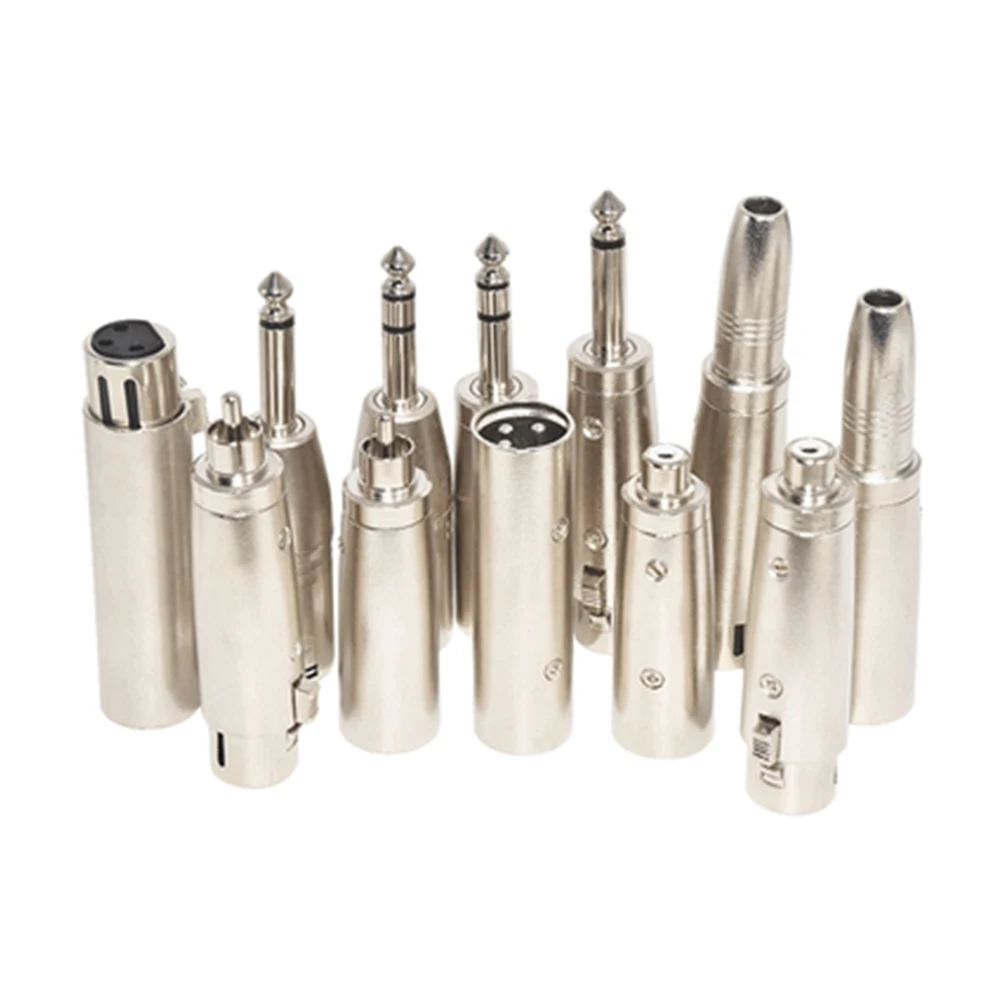 3Pin XLR To RCA To 6.35mm Female To Male Converter Audio Adapter Mic 3pin XLR Male To RCA Female Leader Adapter Nickel Plated
3Pin XLR To RCA To 6.35mm Female To Male Converter Audio Adapter Mic 3pin XLR Male To RCA Female Leader Adapter Nickel Plated