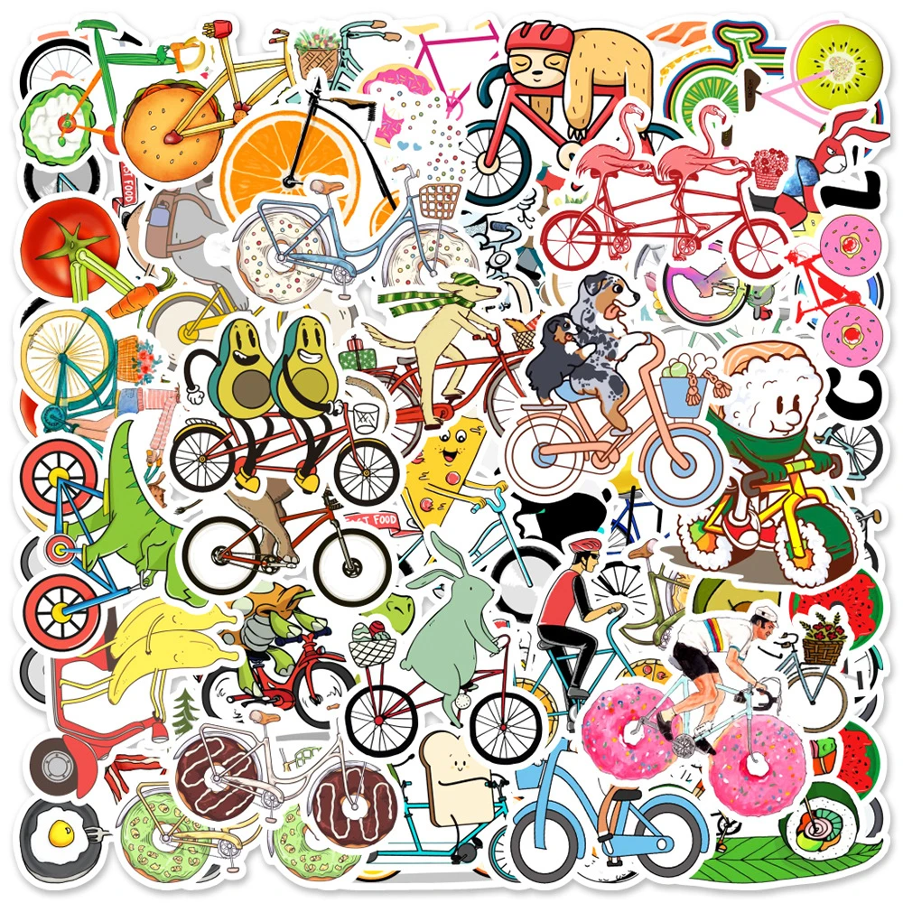 10/50 Pcs Fashion Creative Bicycle Graffiti Stickers Decoration DIY Mug Motorcycle Guitar Fridge Laptop Thin Waterproof Stickers
10/50 Pcs Fashion Creative Bicycle Graffiti Stickers Decoration DIY Mug Motorcycle Guitar Fridge Laptop Thin Waterproof Stickers