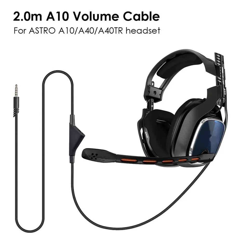 Сменный шнур для наушников Astro A10 A40 A30, гарнитуры с 3,5 мм разъемом, регулировка громкости, 2 м
Сменный шнур для наушников Astro A10 A40 A30, гарнитуры с 3,5 мм разъемом, регулировка громкости, 2 м