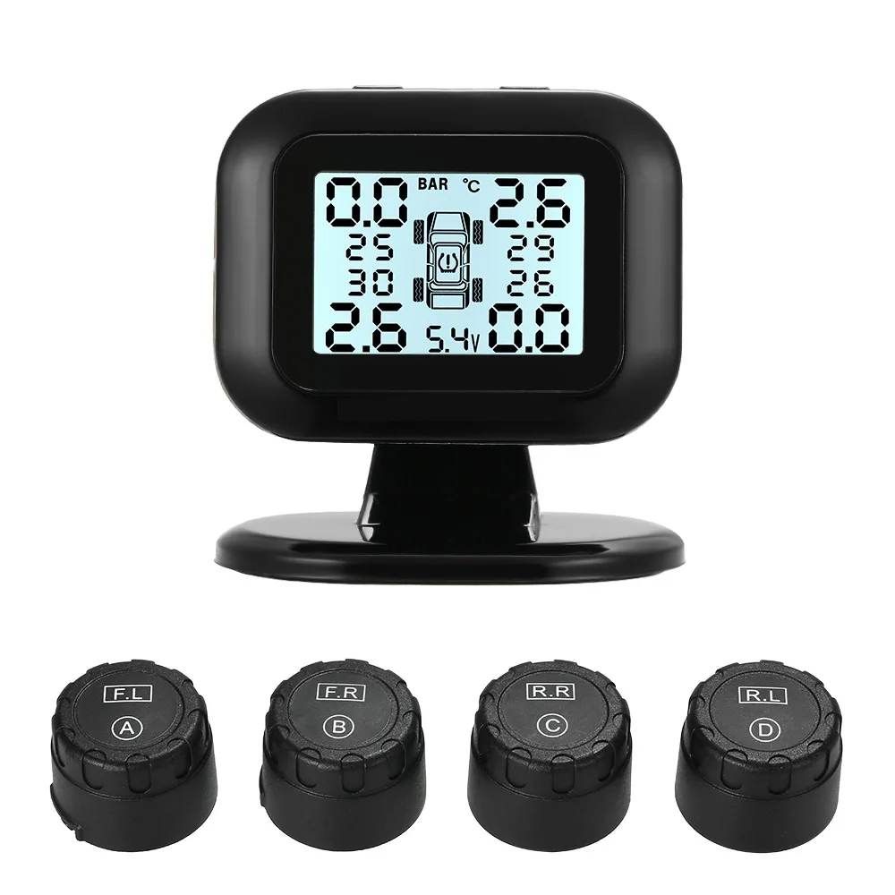 Car Tyre Pressure Monitoring System TPMS Car Tyre Pressure Sensor Tyre Digital LCD Display Auto External Security Alarm Systems
Car Tyre Pressure Monitoring System TPMS Car Tyre Pressure Sensor Tyre Digital LCD Display Auto External Security Alarm Systems