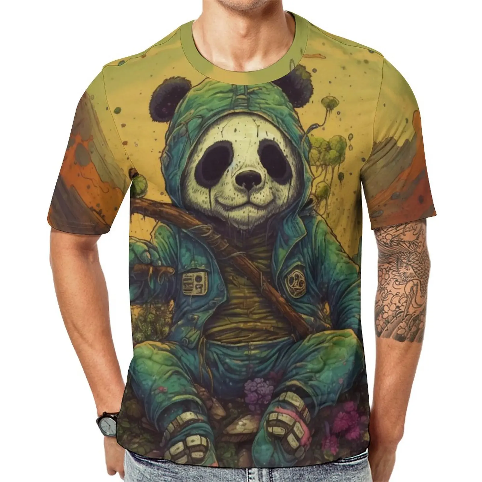 Panda T-Shirt Pop Caricatures Casual T-Shirts O Neck Popular Tee Shirt Summer Mens Pattern Tops Plus Size 5XL 6XL 
Panda T-Shirt Pop Caricatures Casual T-Shirts O Neck Popular Tee Shirt Summer Mens Pattern Tops Plus Size 5XL 6XL