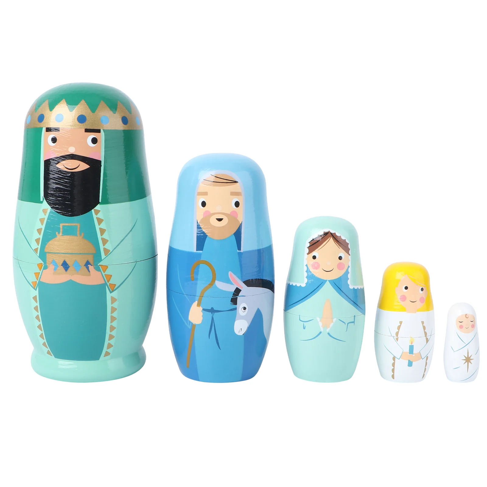 5Pcs Nesting Dolls, Hand Painted Russian Dolls, Nesting, Wooden Stacking Dolls Home Adornment Wishing Gift for Kids Baby toys
5Pcs Nesting Dolls, Hand Painted Russian Dolls, Nesting, Wooden Stacking Dolls Home Adornment Wishing Gift for Kids Baby toys