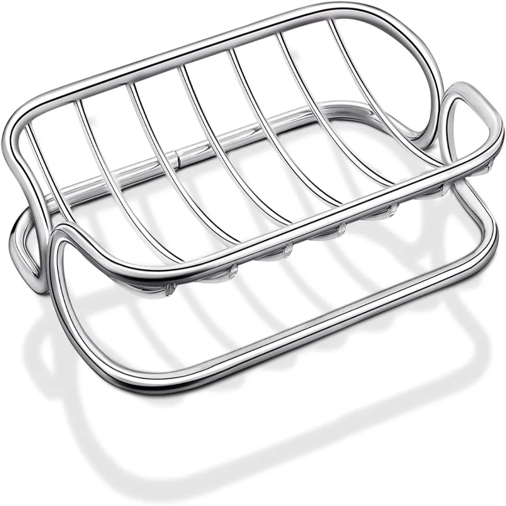 Rust Proof Soap Dish Stainless Steel Self Draining Cleaning Cloth Drain Rack Durble Easy to Clean Shelf Tray
Rust Proof Soap Dish Stainless Steel Self Draining Cleaning Cloth Drain Rack Durble Easy to Clean Shelf Tray