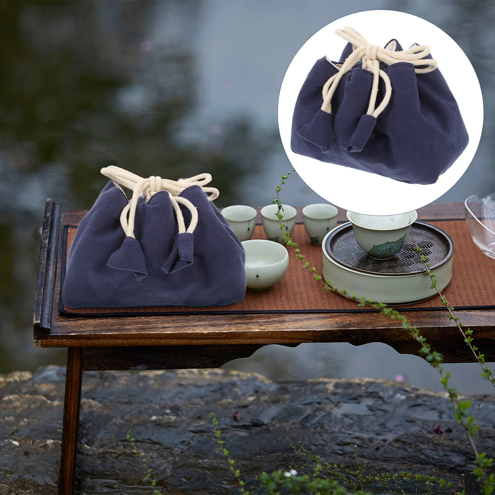 Storage Decorative Teacup Container Teaware Storage Bag Multi-function Teacup Pouch Teacup Storage Container for Decor
Storage Decorative Teacup Container Teaware Storage Bag Multi-function Teacup Pouch Teacup Storage Container for Decor