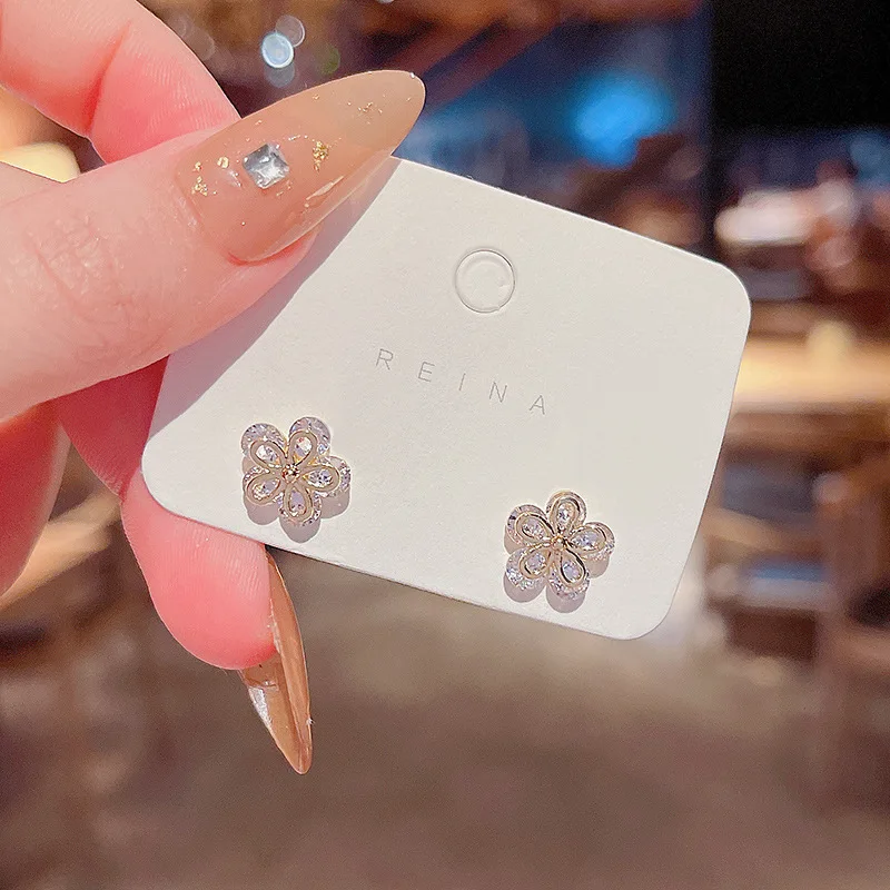 Drop Shipping S925 Silverss Post Promotion Flower Zircon Earrings Female Women Girl Lady Stud Gift Jewelry
Drop Shipping S925 Silverss Post Promotion Flower Zircon Earrings Female Women Girl Lady Stud Gift Jewelry