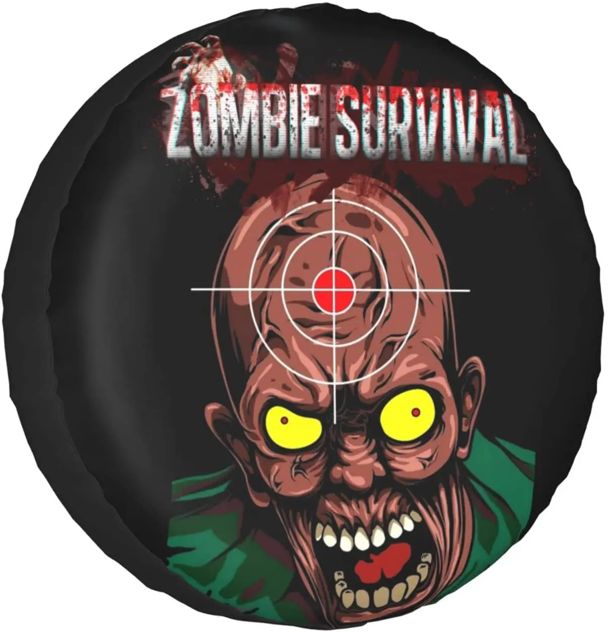 

Gopa Spare Tire Cover Zombie Waterproof Dust-Proof UV Sun Wheel Protectors Universal Fit for Jeep Trailer,RV,SUV Truck Camper Tr