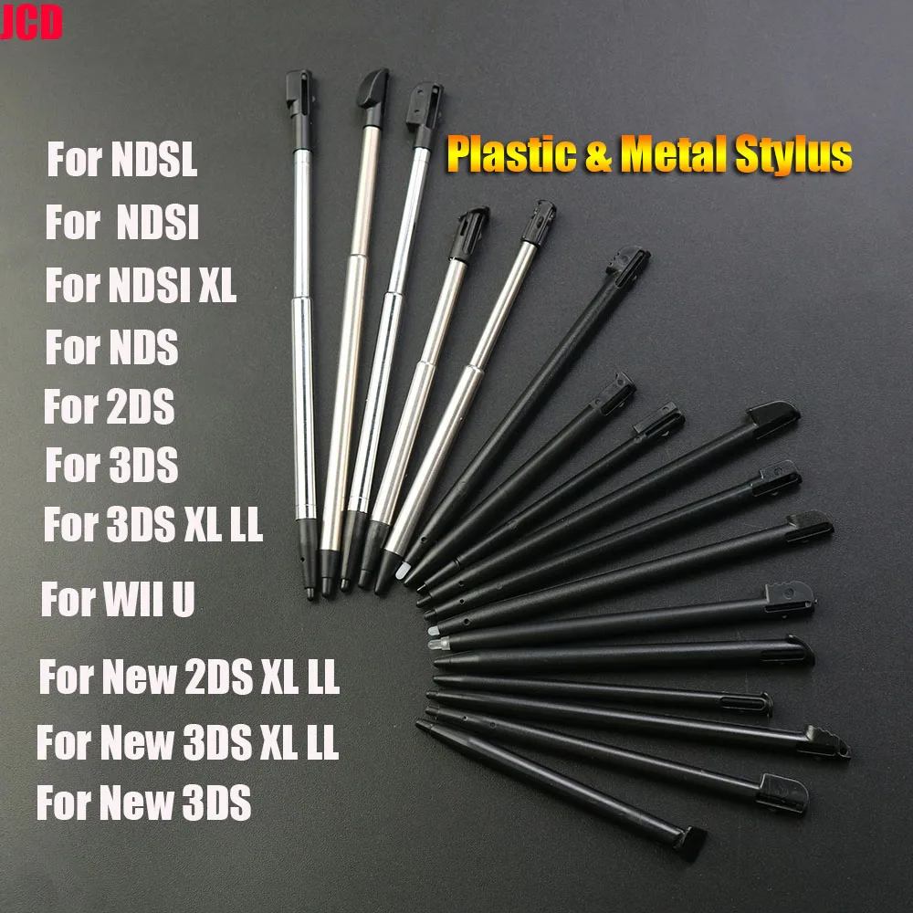 1pcs Black Plastic Stylus Touch Screen Metal Telescopic Stylus Pen For 2DS 3DS New 2DS LL XL New 3DS XL LL For NDSL NDSi NDS Wii
1pcs Black Plastic Stylus Touch Screen Metal Telescopic Stylus Pen For 2DS 3DS New 2DS LL XL New 3DS XL LL For NDSL NDSi NDS Wii