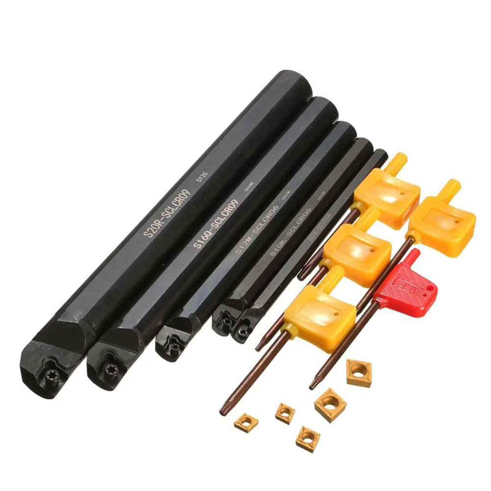 Durable and Efficient 5pcs 710121620mm SCLCR09 Turning Tool Boring Bar Holder Insert For CCMT Easy Replacement Wide Application
Durable and Efficient 5pcs 710121620mm SCLCR09 Turning Tool Boring Bar Holder Insert For CCMT Easy Replacement Wide Application