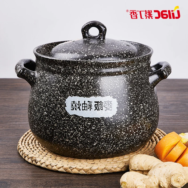 resistant Heat ceramic domestic wheat rice casserole open fire soup earth sand stew stone pot large capacity
resistant Heat ceramic domestic wheat rice casserole open fire soup earth sand stew stone pot large capacity