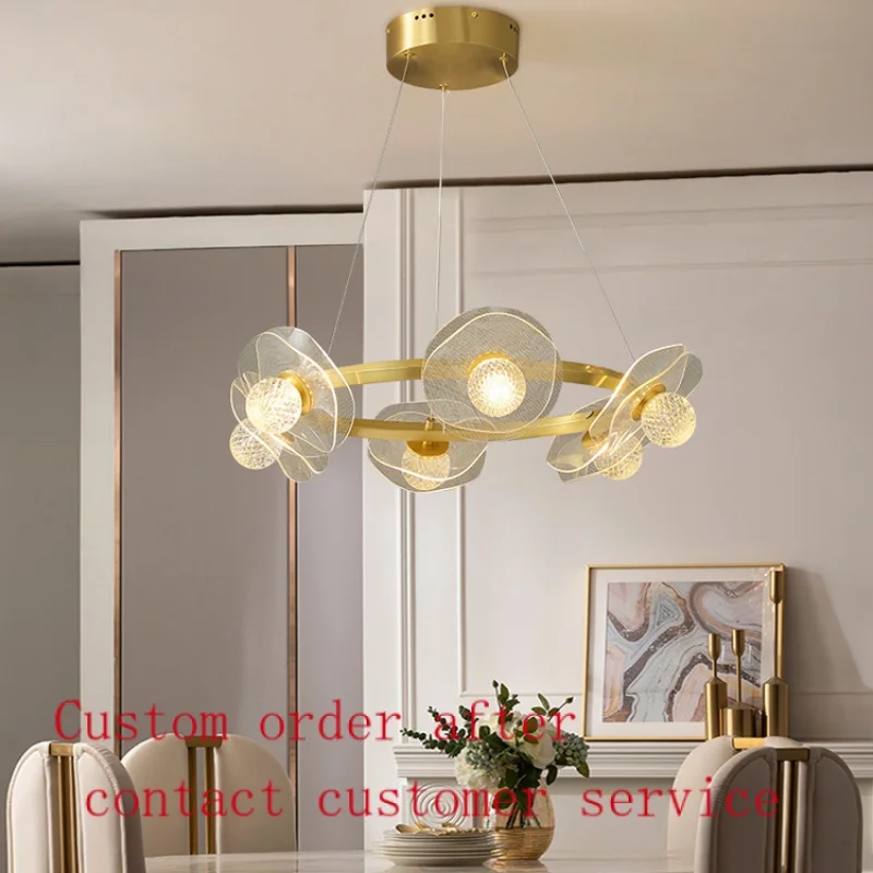 Light luxury chandelier 2022 bedroom chandelier lotus post-modern minimalist living room chandelier
Light luxury chandelier 2022 bedroom chandelier lotus post-modern minimalist living room chandelier