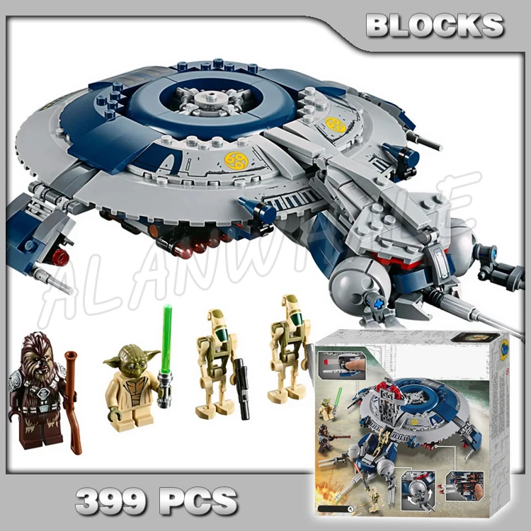 399pcs Star Armored Droid Gunship Lowering Landing Gear Space Battle 11420 Building Blocks Boys Compatible With Model
399pcs Star Armored Droid Gunship Lowering Landing Gear Space Battle 11420 Building Blocks Boys Compatible With Model