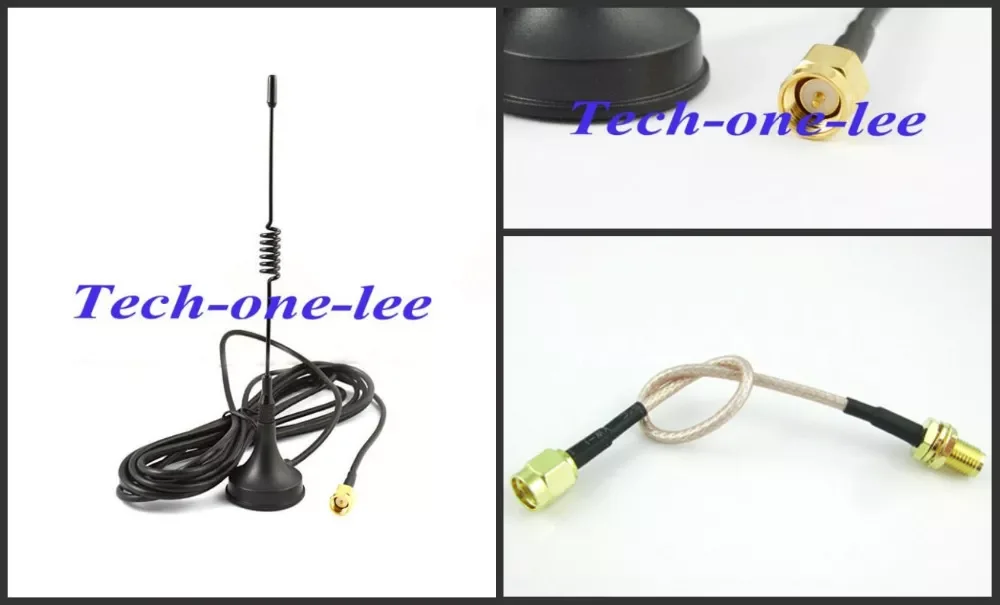 GSM Antenna 433Mhz 5dbi SMA Plug Connector Straight + RP SMA male to SMA female Extension pigtail cable RG316 15cm
GSM Antenna 433Mhz 5dbi SMA Plug Connector Straight + RP SMA male to SMA female Extension pigtail cable RG316 15cm