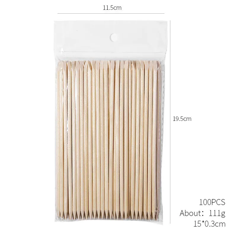 15cm Nail Art Manicure Orange Wood Sticks for Cuticle Pusher Cuticle Remove Tool Forks for Nails Manicures Tools 10/50/100Pcs
15cm Nail Art Manicure Orange Wood Sticks for Cuticle Pusher Cuticle Remove Tool Forks for Nails Manicures Tools 10/50/100Pcs