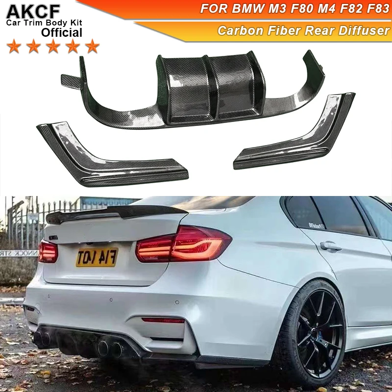 Carbon Fiber V Style Rear Bumper Diffuser For BMW F80 M3 F82 F83 M4 Car Rear Bumper Diffuser Rear Side Splitters Spoiler Lip 
Carbon Fiber V Style Rear Bumper Diffuser For BMW F80 M3 F82 F83 M4 Car Rear Bumper Diffuser Rear Side Splitters Spoiler Lip