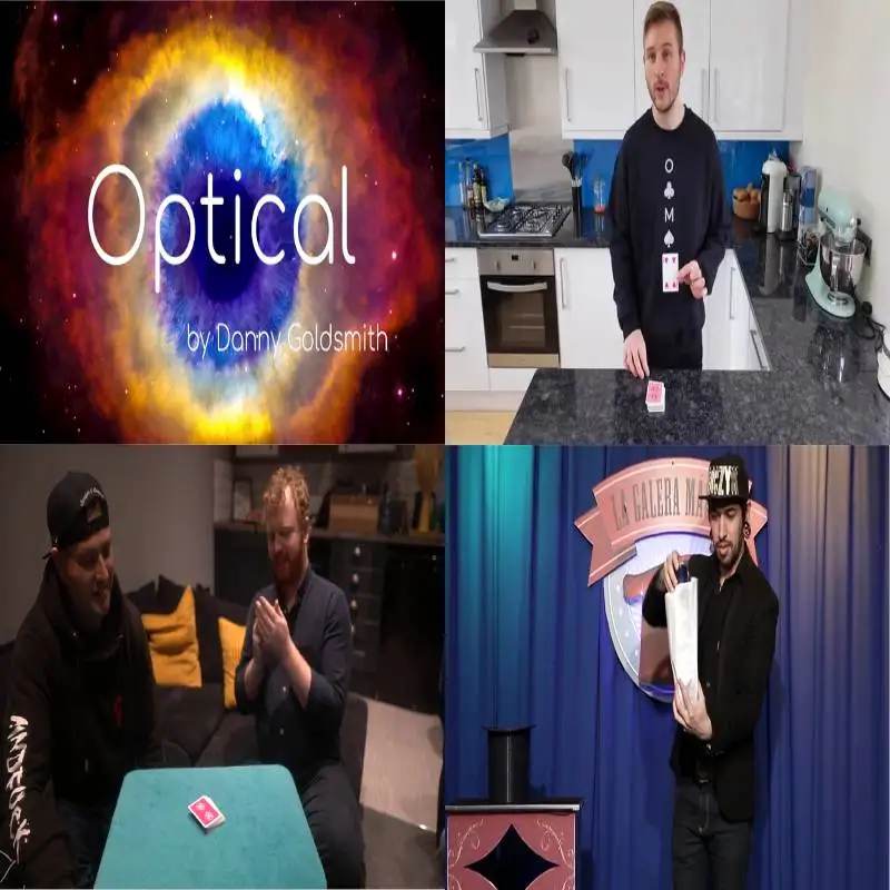 Optical by Danny Goldsmith,Second Thoughts and Double,Shark Control by Ollie Mealing,Spray Away by Gustavo Raley magic tricks
Optical by Danny Goldsmith,Second Thoughts and Double,Shark Control by Ollie Mealing,Spray Away by Gustavo Raley magic tricks