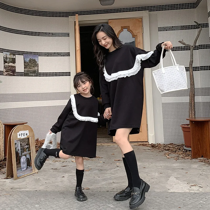 Mother And Daughter Equal Dress 2023 Spring Women Long Sleeve Dresses Little Girls One Piece Clothing Mom Baby Matching Clothes
Mother And Daughter Equal Dress 2023 Spring Women Long Sleeve Dresses Little Girls One Piece Clothing Mom Baby Matching Clothes