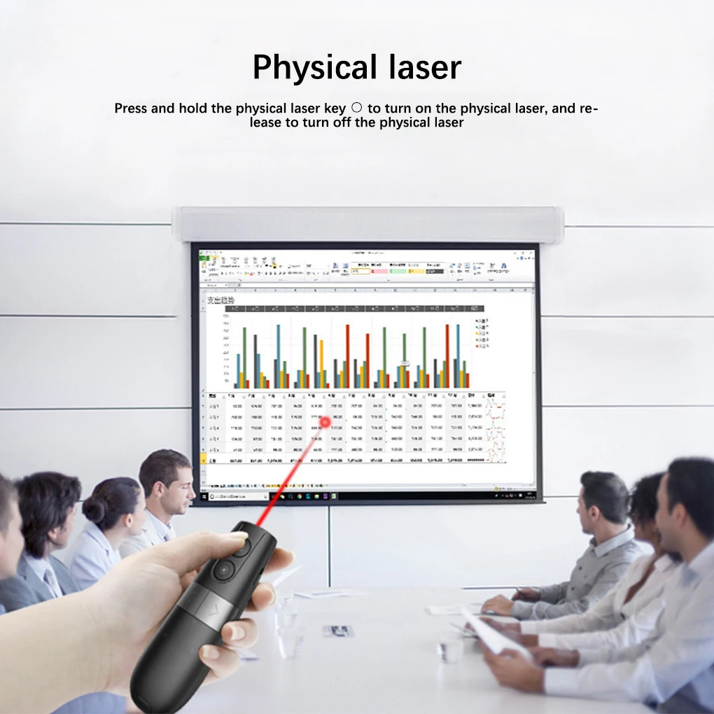 Presentation Digital Pen-shaped Small Pointer Clickers Wireless Convenient Remote Control PPT Classroom Adjusting
Presentation Digital Pen-shaped Small Pointer Clickers Wireless Convenient Remote Control PPT Classroom Adjusting