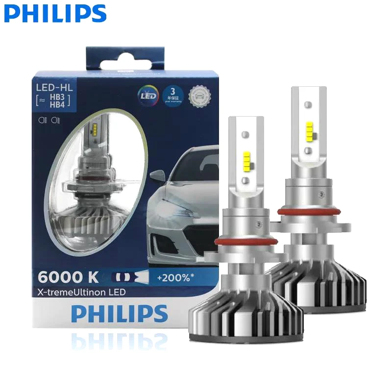 Philips X-treme Ultinon LED 9005 9006 HB3 HB4 12 В 6000 К Автомобильные светодиодные фары для фар противотуманные фары + 200%...
Philips X-treme Ultinon LED 9005 9006 HB3 HB4 12 В 6000 К Автомобильные светодиодные фары для фар противотуманные фары + 200%...