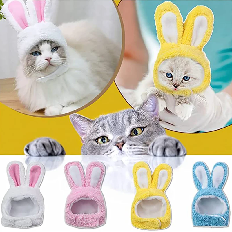 Cute Rabbit Ears Cap for Cats Funny Cat Headgear Warm Plush Pet Hat Christmas Cosplay Props PhotoProp Kitten Headwear Supplies
Cute Rabbit Ears Cap for Cats Funny Cat Headgear Warm Plush Pet Hat Christmas Cosplay Props PhotoProp Kitten Headwear Supplies