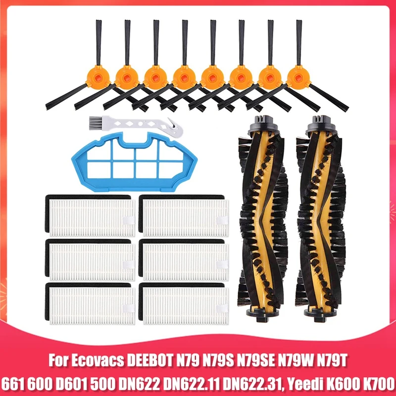 Replacement Accessories Kit For Ecovacs Deebot N79 N79S N79SE N79T N79W DN622 DN622.11 DN622.31 Robot Vacuum Cleaner
Replacement Accessories Kit For Ecovacs Deebot N79 N79S N79SE N79T N79W DN622 DN622.11 DN622.31 Robot Vacuum Cleaner