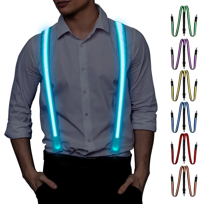 Luminous Men's Led Glow Suspenders Tie Perfect Music Suspenders Illuminated Birthday Decoration Festival Costume Party Supplies
Luminous Men's Led Glow Suspenders Tie Perfect Music Suspenders Illuminated Birthday Decoration Festival Costume Party Supplies