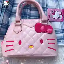 Sanrio Hello Kitty Handbag Japanese Cute Children Y2k JK Girls Womens Mini Messenger Shoulder Crossbody Bag KT Cat Shell Tote