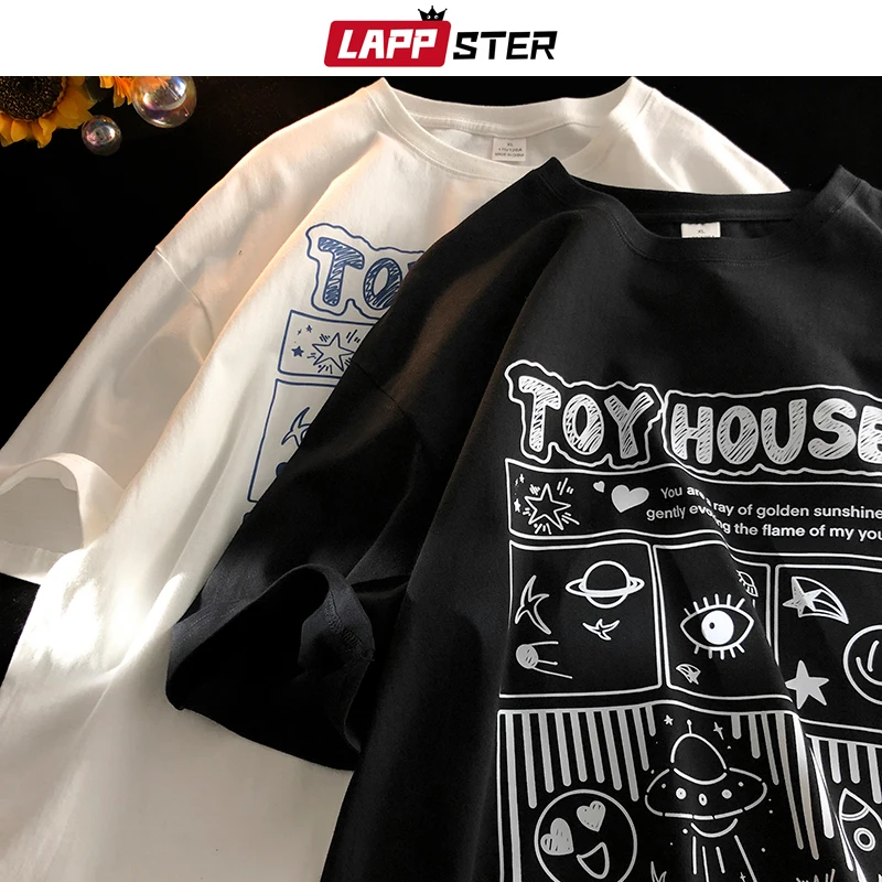 LAPPSTER Cartoon Funny Kawaii Harajuku T-shirts Cotton 2022 Oversized Japanese Streetwear T Shirts Korean Fashions Graphic Tees 
LAPPSTER Cartoon Funny Kawaii Harajuku T-shirts Cotton 2022 Oversized Japanese Streetwear T Shirts Korean Fashions Graphic Tees