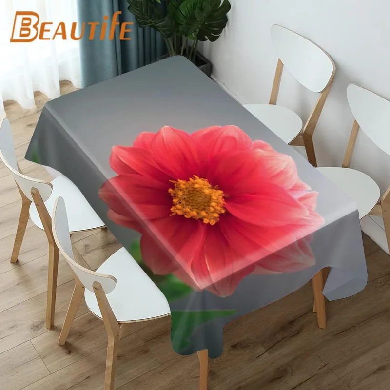 Dahlia Flower Tablecloth Square/Rectangle Nordic Style Oxford Fabric Table Cover For Home Wedding Party Coffee Table Decoration
Dahlia Flower Tablecloth Square/Rectangle Nordic Style Oxford Fabric Table Cover For Home Wedding Party Coffee Table Decoration