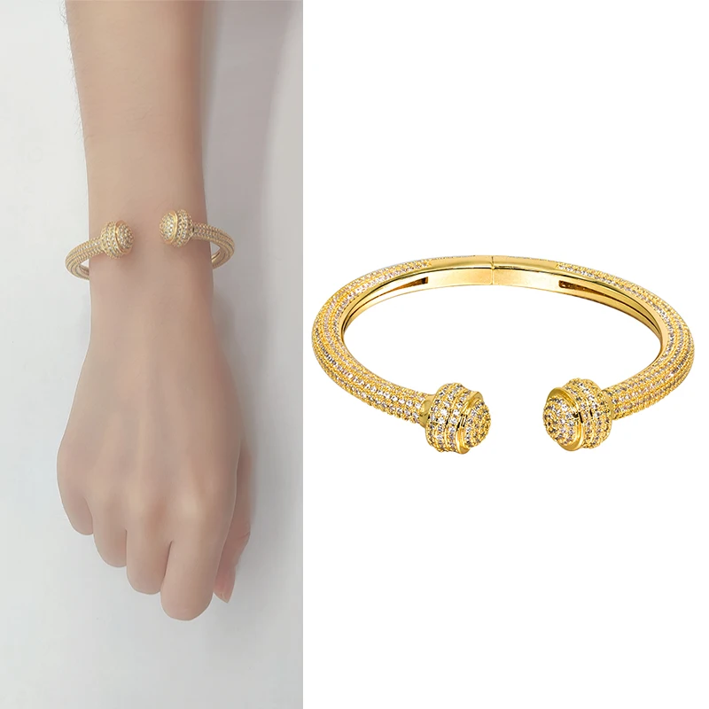 Women's Hand Bracelet Roman Style Zircon U Shape Luxury Brand Bijouterie Dubai Charm Copper Cuffs Bangle Customized Weding Gift
Women's Hand Bracelet Roman Style Zircon U Shape Luxury Brand Bijouterie Dubai Charm Copper Cuffs Bangle Customized Weding Gift