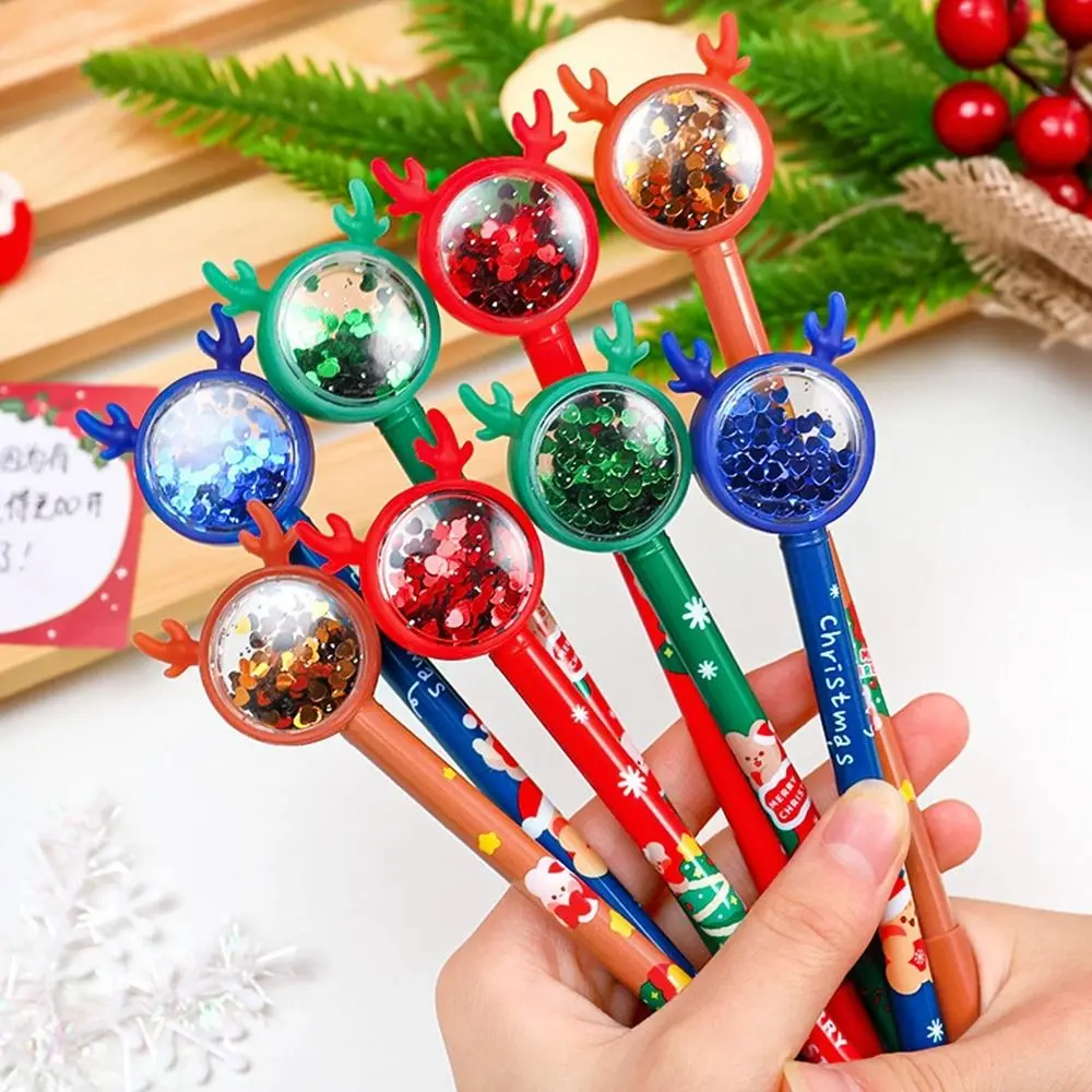 Cute 0.5mm Writing Pen Elk Cartoon Ballpoint Signing Pen Christmas Stationary Supplies
Cute 0.5mm Writing Pen Elk Cartoon Ballpoint Signing Pen Christmas Stationary Supplies