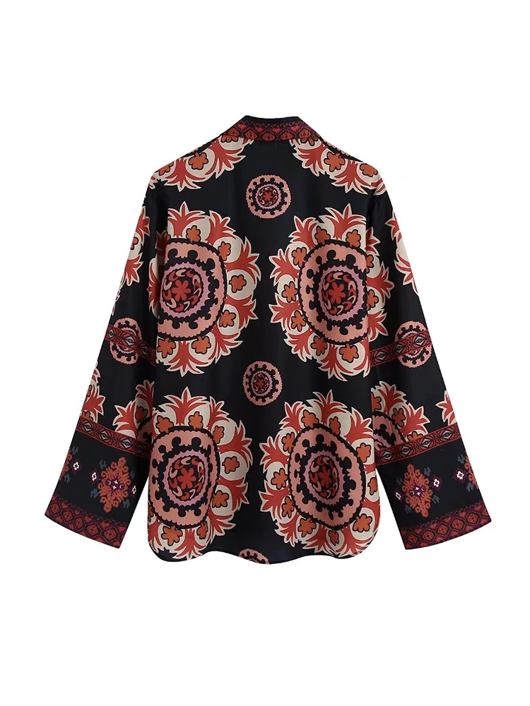 TFMLN 2022 Spring Summer Women Blouses Floral Printed Casual Single-Breasted Turn Down Collar Tops Long Sleeve Vintage Shirts
TFMLN 2022 Spring Summer Women Blouses Floral Printed Casual Single-Breasted Turn Down Collar Tops Long Sleeve Vintage Shirts