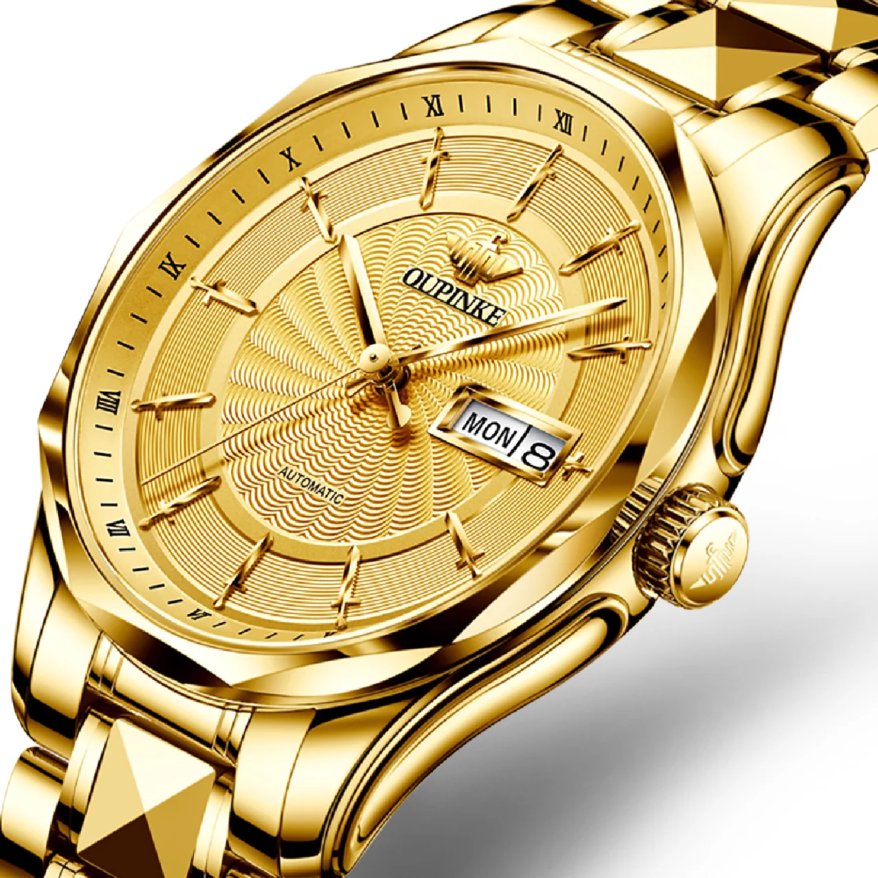 OUPINKE Original Automatic Men's Luxury Watch Mechanical Sapphire Crystal Wristwatches Stainless Steel Strap Waterproof Watches
OUPINKE Original Automatic Men's Luxury Watch Mechanical Sapphire Crystal Wristwatches Stainless Steel Strap Waterproof Watches