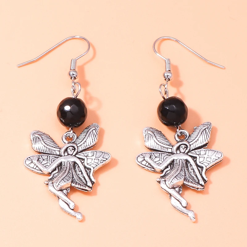 Vintage Fairy Earrings Angel Wings Pendant Ear Hook Fashion Women Ladies Party Jewelry Gothic Accessories
Vintage Fairy Earrings Angel Wings Pendant Ear Hook Fashion Women Ladies Party Jewelry Gothic Accessories