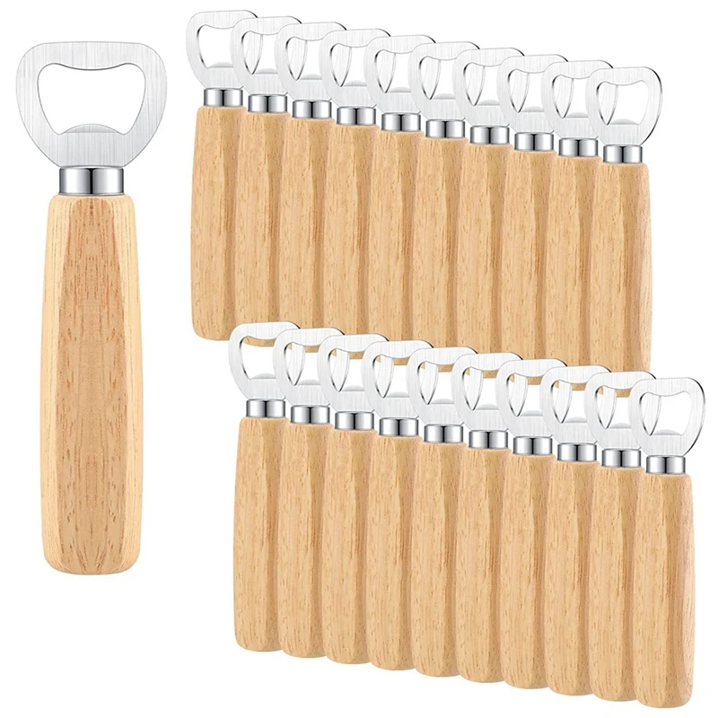 Stainless Steel Bottle Opener Cider Wine Opener Beer Bottle Opener With Wooden Handle DIY
Stainless Steel Bottle Opener Cider Wine Opener Beer Bottle Opener With Wooden Handle DIY