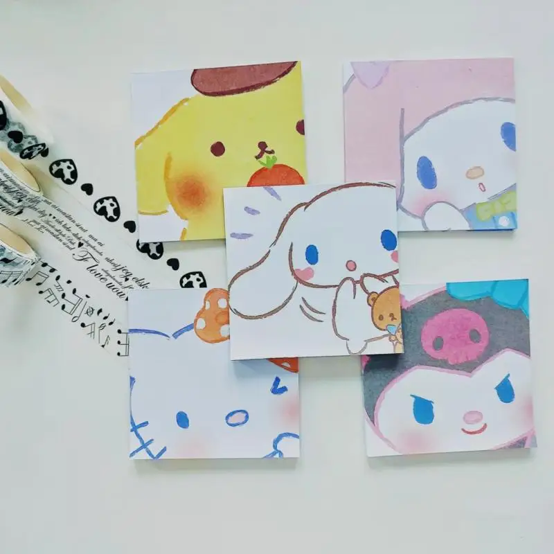 Милый симпатичный блокнот Sanrio Kuromi Mymelody Cinnamoroll Pom Purin, блокнот, блокнот без когезионной кожи для девочек, рождественский подарок для детей
Милый симпатичный блокнот Sanrio Kuromi Mymelody Cinnamoroll Pom Purin, блокнот, блокнот без когезионной кожи для девочек, рождественский подарок для детей