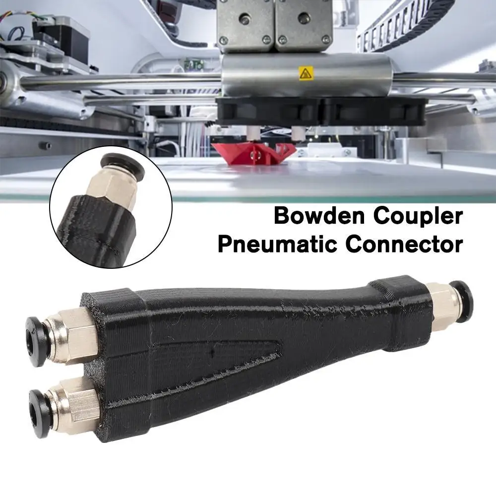 

Подходит для Bambu Lab P1P P1S X1C PTFE Bowden Y-образный соединитель Bowden пневматический соединитель M10 для 3D принтера BambuLab