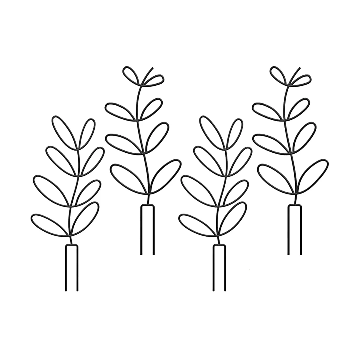 Indoor Plant Trellis,Leaf Shape Garden Trellis for Climbing Plant, Small Metal Trellis for Potted Plants 
Indoor Plant Trellis,Leaf Shape Garden Trellis for Climbing Plant, Small Metal Trellis for Potted Plants