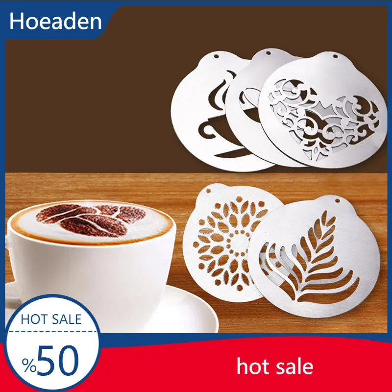 5Pcs Cappuccino Mold Portable Delicate Workmanship DIY Coffee Stencils Cake Decorating Tool
5Pcs Cappuccino Mold Portable Delicate Workmanship DIY Coffee Stencils Cake Decorating Tool