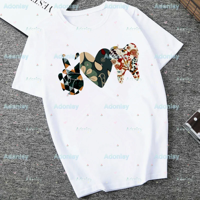 Tooth and Dentist Women Casual Funny Tshirts Kawaii Tees Top Hipster Female Harajuku Short Sleeves Shirts Woman Clothes
Tooth and Dentist Women Casual Funny Tshirts Kawaii Tees Top Hipster Female Harajuku Short Sleeves Shirts Woman Clothes