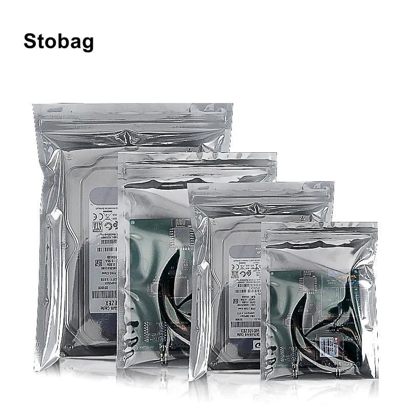 StoBag Anti Static Shielding Packaging Ziplock Bags Sealed Small Zipper Large Resealable Electronic Accessories Instrument Chip
StoBag Anti Static Shielding Packaging Ziplock Bags Sealed Small Zipper Large Resealable Electronic Accessories Instrument Chip