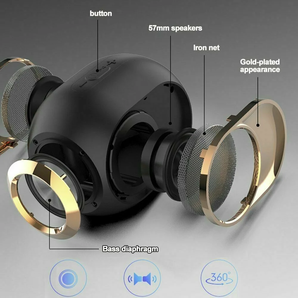 2022.Portable Wireless Bluetooth Speaker Waterproof Stereo Bass Loud USB AUX MP3
2022.Portable Wireless Bluetooth Speaker Waterproof Stereo Bass Loud USB AUX MP3