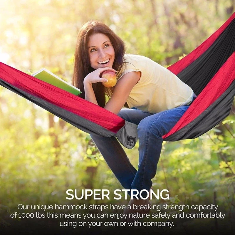 Camping Hammock Portable Hammocks Lightweight Nylon Parachute Hammocks For Backpacking Travel Beach Backyard Hiking Outdoor
Camping Hammock Portable Hammocks Lightweight Nylon Parachute Hammocks For Backpacking Travel Beach Backyard Hiking Outdoor