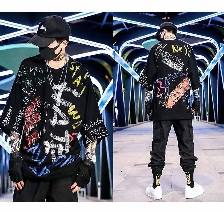 Футболка мужская с капюшоном, модный топ в стиле Харадзюку, с коротким рукавом, в стиле хип-хоп, летняя одежда с принтом, T99
Футболка мужская с капюшоном, модный топ в стиле Харадзюку, с коротким рукавом, в стиле хип-хоп, летняя одежда с принтом, T99