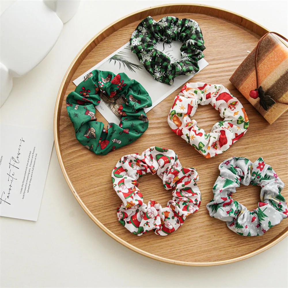 High Elastic Rubber Band Santa Claus Print Hair Rope Festival Hair Accessories Loose Small Intestine Hair Ring Handmade DIY
High Elastic Rubber Band Santa Claus Print Hair Rope Festival Hair Accessories Loose Small Intestine Hair Ring Handmade DIY