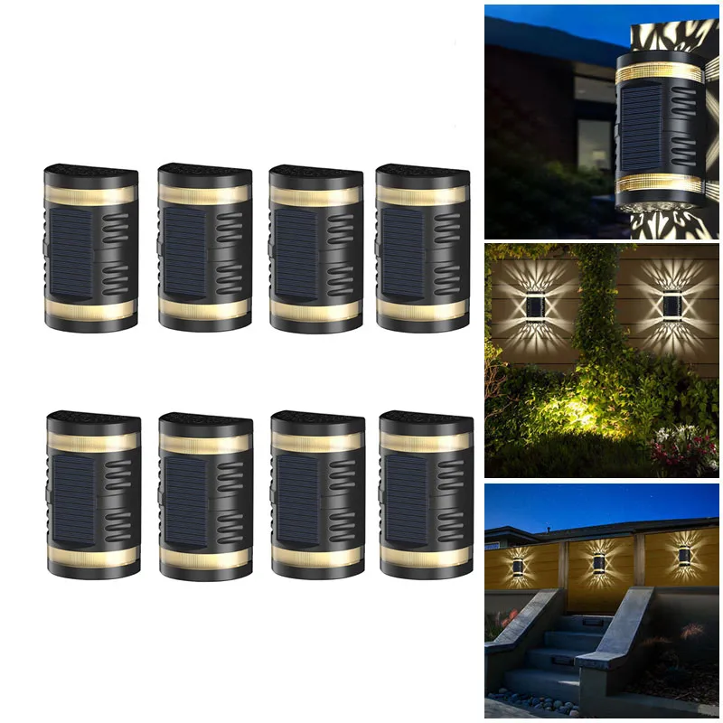 LED Lightings IP65 Courtyard Balcony Waterproof 1/4/8Pcs Wall Lamps Solar Power Garden Decoration Outdoor Luminous Street Lights
LED Lightings IP65 Courtyard Balcony Waterproof 1/4/8Pcs Wall Lamps Solar Power Garden Decoration Outdoor Luminous Street Lights
