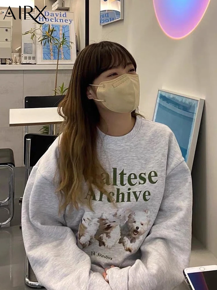 AIRX Autumn Winter Hoodie Women Loose Tops Casual Letter Printing Pullover Oversize Plush Hooded Hoodies Couple Long Sleeve
AIRX Autumn Winter Hoodie Women Loose Tops Casual Letter Printing Pullover Oversize Plush Hooded Hoodies Couple Long Sleeve