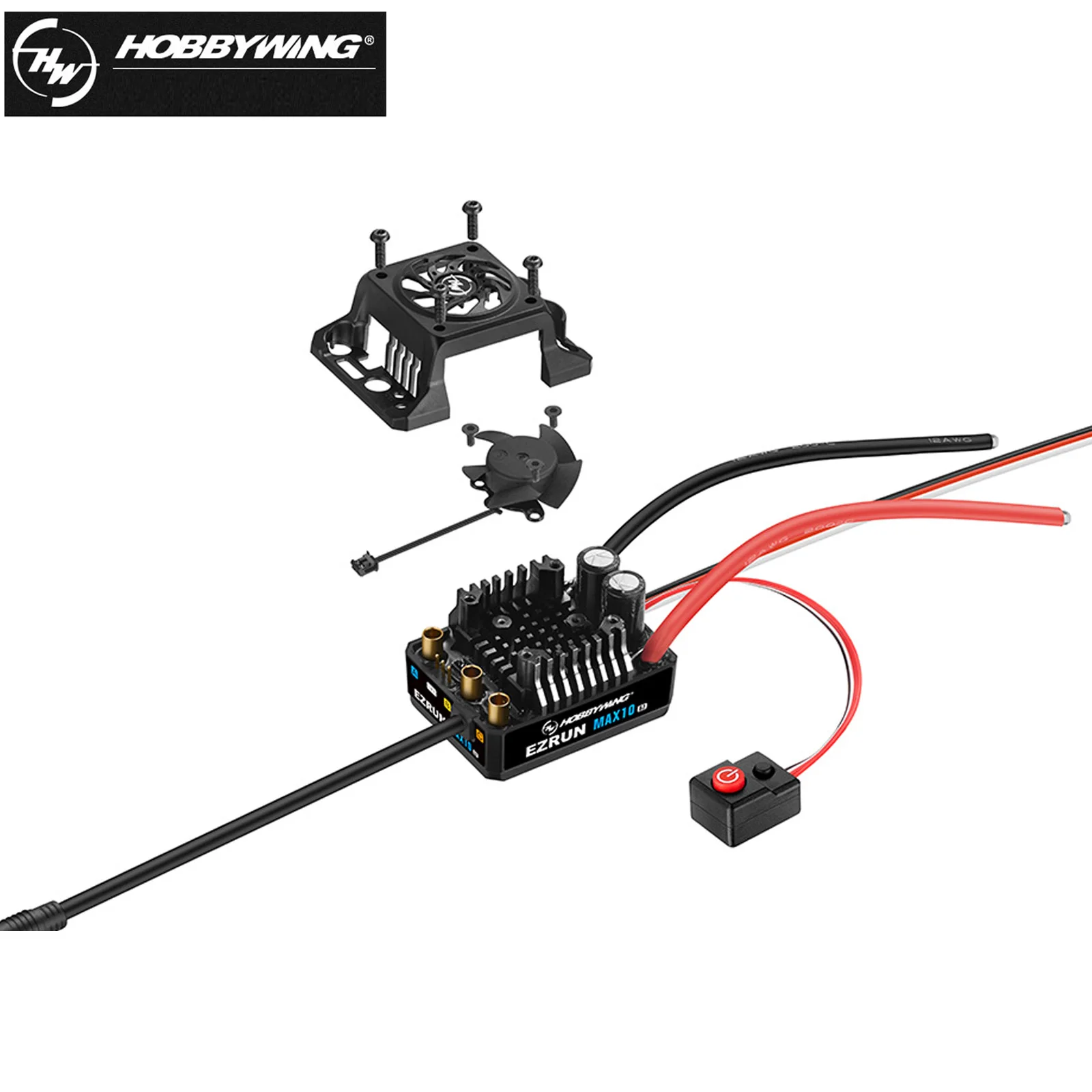 Контроллер скорости Hobbywing EZRUN MAX10 G2 turbo, водонепроницаемый сенсорный, бесщеточный, 80 А, 1/10 А, ESC, для радиоуправляемых автомобилей, монстр-траков
Контроллер скорости Hobbywing EZRUN MAX10 G2 turbo, водонепроницаемый сенсорный, бесщеточный, 80 А, 1/10 А, ESC, для радиоуправляемых автомобилей, монстр-траков
