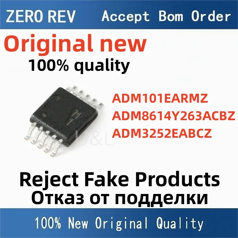 (NEW 100%)ADM101EARMZ-REEL7 M1 MSOP10 ADM8614Y263ACBZ-R7 DRC WLCSP6 ADM3252EABCZ BGA44 Brand new original chips IC
(NEW 100%)ADM101EARMZ-REEL7 M1 MSOP10 ADM8614Y263ACBZ-R7 DRC WLCSP6 ADM3252EABCZ BGA44 Brand new original chips IC